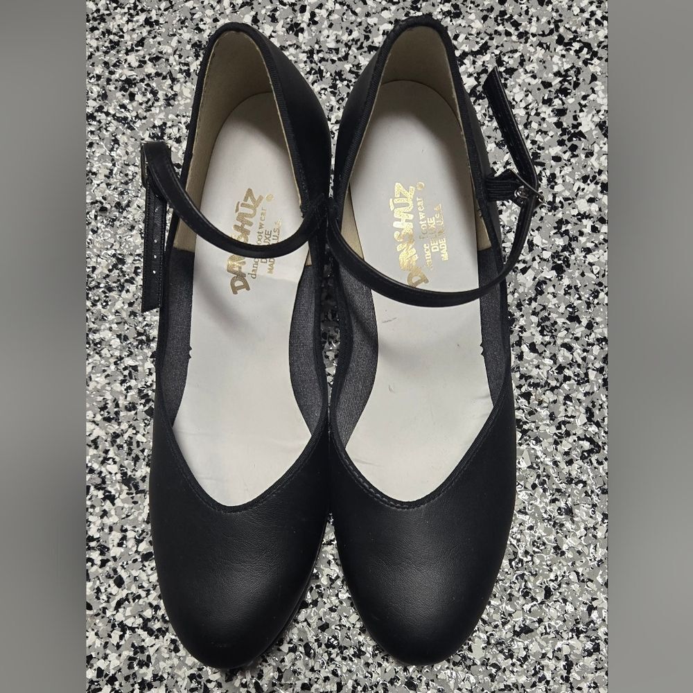 Danshuz Leather Tap Shoes, Size 7M